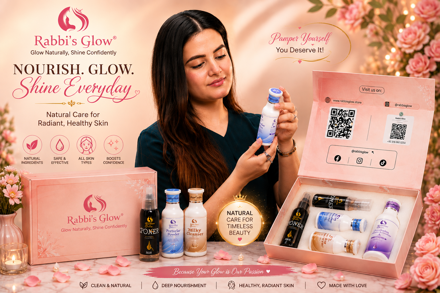 Rabbi's Glow Pearl Radiance Skin Polish Kit ✨